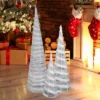 Northlight Glittered Cone Tree Christmas Decoration - 23.5 - White And Silver - Set Of 3 1 Northlight Glittered Cone Tree Christmas Decoration - 23.5 - White And Silver - Set Of 3 -Northlight Sale GUEST b2ad1939 7346 4dc6 8607 0d2dd9cb4588