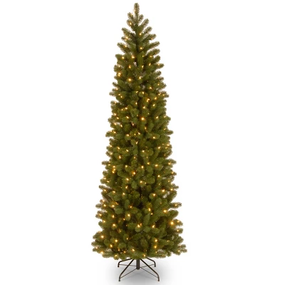 Prelit Slim Feel Real Downswept Douglas Fir Artificial Christmas Tree Clear Lights - National Tree Company 9 Prelit Slim Feel Real Downswept Douglas Fir Artificial Christmas Tree Clear Lights - National Tree Company - Image 7