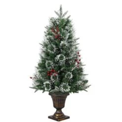 3ft Pre-Lit Snow Flocked Artificial Christmas Tree With 70 LED Lights, Battery Timer, Potted Base -Northlight Sale GUEST b2c673c8 485e 458f 8b5a 5bf91f5227d8