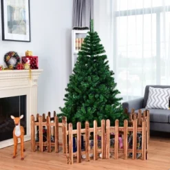 Costway 6FT/7.5FT/9FT PVC Christmas Tree Hinged Solid Metal Legs -Northlight Sale GUEST b5c753e9 5891 45cb 938d 45a5efaba7a4
