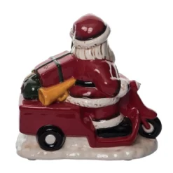 Transpac 8.25 In Holiday Vespa Santa With Music Christmas Decorative Object Dolomite Festive Home Decor -Northlight Sale GUEST b6316c0a ac14 4de4 ae34 86fb8b0595a1