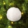 Christmas Fabric White Ball Ornament - Wondershop™ -Northlight Sale GUEST b941aed3 8ddb 49ff a65c c03c58589f36