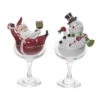Transpac Resin Cocktail Santa And Snowman Set Of 2 Christmas Home Decorations For Festive Cheer -Northlight Sale GUEST b9b2c865 d722 49d8 80e5 ae8da3cfb49f
