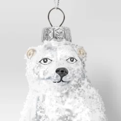 Christmas Glass Polar Bear Ornament - Wondershop™ -Northlight Sale GUEST ba27a6fb 16ff 47fb b0a7 6b0475a3f65f