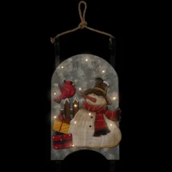 Northlight 17" LED Lighted Wooden Sled With Snowman And Cardinal Christmas Decoration 7 Northlight 17" LED Lighted Wooden Sled With Snowman And Cardinal Christmas Decoration -Northlight Sale GUEST ba5cbff0 59fa 4c91 baa0 a46e35485c2a
