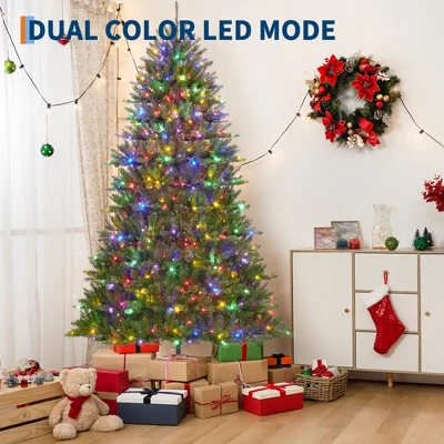 Christmas Artificial Tree, PVC Mixed Automatic Tree With Dual Color LED Lights 13 Christmas Artificial Tree, PVC Mixed Automatic Tree With Dual Color LED Lights - Image 11
