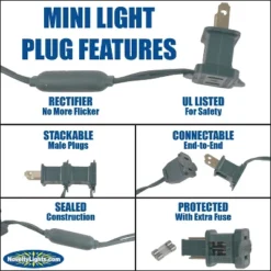 Novelty Lights 50 Light LED Christmas Mini Light Set (Green Wire, 25 Feet) -Northlight Sale GUEST bb3612b2 52dc 4084 beb4 0d720beae7eb