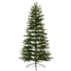 National Tree Company Feel Real Montgomery Clear Prelit Flat Back Half Christmas Tree With Clear Lights & Metal Base, Hinged Easy Assembly -Northlight Sale GUEST bb3f07a2 7ef2 42c9 8e23 2866e227133a