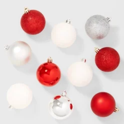 50ct Shatter-Resistant Round Christmas Tree Ornament Set - Wondershop™ -Northlight Sale GUEST bd063b79 fa05 458c 8ecf b52b6159fc6b