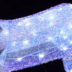 LuxenHome 2-Piece White Reindeer And Sleigh With Silver Bow And Ornaments Outdoor Holiday Decoration With Lights White, Multi, Silver, Brown 13 LuxenHome 2-Piece White Reindeer And Sleigh With Silver Bow And Ornaments Outdoor Holiday Decoration With Lights White, Multi, Silver, Brown -Northlight Sale GUEST bdcaecae 1149 40f2 b2b7 3b1916bb6fd6