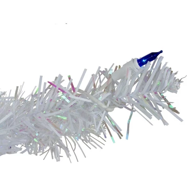 Northlight 3' Pre-Lit White Medium Pine Artificial Christmas Tree - Blue Lights 5 Northlight 3' Pre-Lit White Medium Pine Artificial Christmas Tree - Blue Lights - Image 3