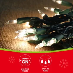 Joyfy 300(3x100) Counts 67.5FT Christmas String Lights Outdoor, Christmas Tree Lights With Green Wire For Holiday Event Wedding Party Decorations -Northlight Sale GUEST bebd874e 5a62 4020 8b1e 08b4e5aee0f0