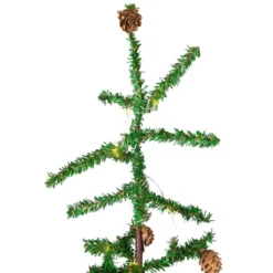Northlight Pre-lit Christmas Tree With Pinecones And Burlap Base - 4' - Clear Lights -Northlight Sale GUEST bedb6782 d411 4b54 81e5 50f9987aa811