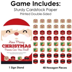Big Dot Of Happiness Jolly Santa Claus - Christmas Party Scavenger Hunt - 1 Stand And 48 Game Pieces - Hide And Find Game -Northlight Sale GUEST c115785b e6f7 479f 869c 95b2985afd48