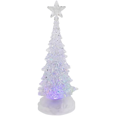 Northlight LED Lighted Acrylic Christmas Tree Decoration - 10.5" - Multi-Color Lights 3 Northlight LED Lighted Acrylic Christmas Tree Decoration - 10.5" - Multi-Color Lights