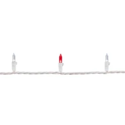 Northlight 100ct LED Mini Christmas String Lights Red/White - 33' White Wire -Northlight Sale GUEST c6929a2a 1680 4919 9bd2 c526d7d0b075