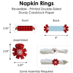 Big Dot Of Happiness Merry Little Christmas Tree - Red Truck Christmas Party Paper Charger And Table Decorations Chargerific Kit For 8 -Northlight Sale GUEST c9fd55ed ca36 4284 a595 396ea8e11ebd