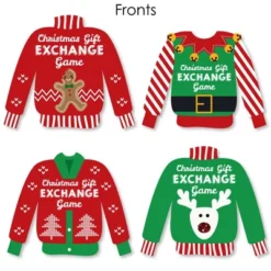 Big Dot Of Happiness Ugly Sweater - Holiday And Christmas Party Have Or Have Not Cards - Christmas Gift Exchange Game - Set Of 24 -Northlight Sale GUEST cb67b331 acba 493b baa1 306e7f86643f