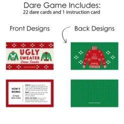 Big Dot Of Happiness Ugly Sweater - Holiday And Christmas Party Game Scratch Off Dare Cards - 22 Count 10 Big Dot Of Happiness Ugly Sweater - Holiday And Christmas Party Game Scratch Off Dare Cards - 22 Count -Northlight Sale GUEST cb895587 293e 49e0 898d fd419f08a8e8