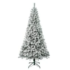 National Tree Company First Traditions Unlit Flocked Acacia Hinged Artificial Christmas Tree 9 National Tree Company First Traditions Unlit Flocked Acacia Hinged Artificial Christmas Tree -Northlight Sale GUEST cce1ab94 7ec1 4957 a38b b9e31506eef2