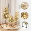 LuxenHome 3-Piece Pre-Lit Snowy Branches Artificial Christmas Tree Set With Metal Base Green 2 LuxenHome 3-Piece Pre-Lit Snowy Branches Artificial Christmas Tree Set With Metal Base Green -Northlight Sale GUEST ce2feda5 8da8 4327 bd49 cb4025f1747e