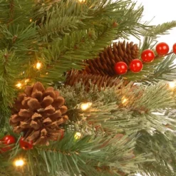 National Tree Company 6' Pre-lit Colonial Half Tree With Clear Lights -Northlight Sale GUEST ce6983fb 4a34 4f5f 8ea9 1726b80f5878