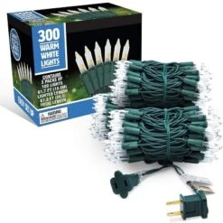 Joyfy 300(3x100) Counts 67.5FT Christmas String Lights Outdoor, Christmas Tree Lights With Green Wire For Holiday Event Wedding Party Decorations -Northlight Sale GUEST cf291e4c 5ecc 4334 a086 78f9e6f4cdde