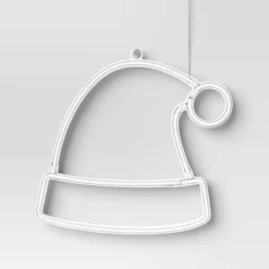 LED Battery Operated Christmas Neon Santa Hat Hangable Sign Red/White - Wondershop™ -Northlight Sale GUEST d06c5190 9cf3 43f8 9a11 f13d98621403