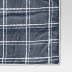 Printed Plush Throw With Faux Shearling Reverse - Threshold™ -Northlight Sale GUEST d103f151 11ea 4e68 a9c5 da5800505e16