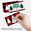 Big Dot Of Happiness Holiday Plaid Trees - Buffalo Plaid Christmas Party Gift Exchange Game Scratch Off Cards - 22 Count -Northlight Sale GUEST d139bb71 039a 4103 8d5d dbde2a4aa866