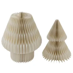 Northlight Tall Paper Accordion Honeycomb Foldable Christmas Tree - 4' - Cream -Northlight Sale GUEST d222af10 7b3f 4c4b bb66 dfe0e0daafaa