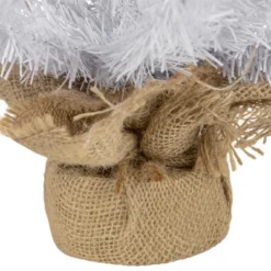 Northlight Medium Mini White Balsam Pine Artificial Christmas Tree With Burlap Base - 24" - Unlit 11 Northlight Medium Mini White Balsam Pine Artificial Christmas Tree With Burlap Base - 24" - Unlit -Northlight Sale GUEST d2395da9 06dc 423b abb7 e5f1eda755b0