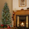 Prelit Flocked Pine Artificial Christmas Tree Clear Lights - National Tree Company -Northlight Sale GUEST d3faca4c 1e3c 49b4 8bac a0ea74fd4cfb