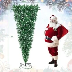 Costway 7.5FT Pre-Lit Snowy Upside Down Christmas Tree 1100 Tips W/ 400 Lights & 8 Modes -Northlight Sale GUEST d556a617 39ab 4345 9e0b 0f8c21a3d124