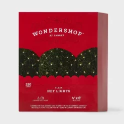 150ct 4'x6' Incandescent Mini Christmas Net Lights With Green Wire - Wondershop™ -Northlight Sale GUEST d779278f 4899 456b 9750 55fd538be613