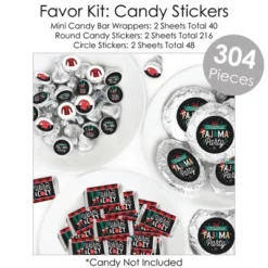 Big Dot Of Happiness Christmas Pajamas - Holiday Plaid PJ Party Supplies - Banner Decoration Kit - Fundle Bundle -Northlight Sale GUEST d7d6b79d c0df 4e18 8193 a301f9d01e4b