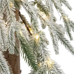 Northlight Pre-Lit Flocked Battery Operated Alpine Artificial Christmas Tree - 3' - Clear LED Lights 17 Northlight Pre-Lit Flocked Battery Operated Alpine Artificial Christmas Tree - 3' - Clear LED Lights -Northlight Sale GUEST d7f705f2 d14e 423f 8cf1 b48013692b2f