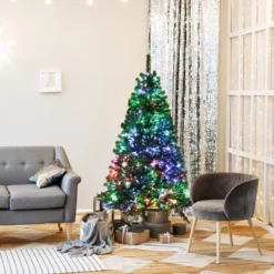 Costway 5/6/7 Ft Pre-lit Fiber Optic PVC Artificial Christmas Tree With 449/617/820 Branch Tips 23 Costway 5/6/7 Ft Pre-lit Fiber Optic PVC Artificial Christmas Tree With 449/617/820 Branch Tips -Northlight Sale GUEST d815946e 81e0 432f 8334 102a946d9798