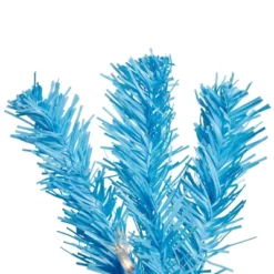Northlight Pre-Lit Medium Artificial Pine Christmas Tree - 4' - Sky Blue - Clear Lights -Northlight Sale GUEST d9051338 9931 43e9 bb4b 6e030bddf31c