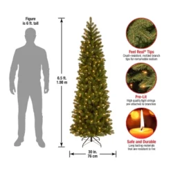 Prelit Slim Feel Real Downswept Douglas Fir Artificial Christmas Tree Clear Lights - National Tree Company 13 Prelit Slim Feel Real Downswept Douglas Fir Artificial Christmas Tree Clear Lights - National Tree Company -Northlight Sale GUEST db497c2a 3c7c 4ca5 8424 831b8a8cf423