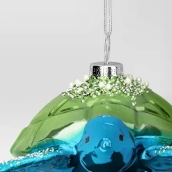 Christmas Glass Sea Turtle Ornament - Wondershop™ -Northlight Sale GUEST dd396fc0 33a7 4bfe 85b4 1c0b116bbeb8