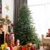 Costway 7ft Artificial Christmas Spruce Hinged Tree W/ 1260 Mixed PE & PVC Tips 2 Costway 7ft Artificial Christmas Spruce Hinged Tree W/ 1260 Mixed PE & PVC Tips -Northlight Sale GUEST de84b806 769b 46ed 9029 639575e2a168