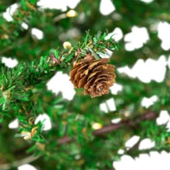 Northlight Pre-lit Christmas Tree With Pinecones And Burlap Base - 4' - Clear Lights -Northlight Sale GUEST dfb17d3e a3dd 453b b1c3 52cace1b3868