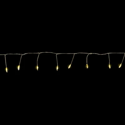 Northlight LED Fairy Water Droplet Christmas String Lights - Warm White - 6' Silver Wire - 40ct 4 Northlight LED Fairy Water Droplet Christmas String Lights - Warm White - 6' Silver Wire - 40ct - Image 2