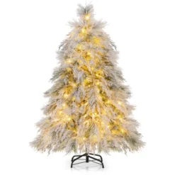 Costway 4.5/6/7 FT Pre-Lit Artificial Christmas Tree With 279/519/743 PVC & Pine Needles & PE Tips -Northlight Sale GUEST e0d7b65a 0055 4684 adbb 329c9c7dd0b5