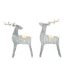 Transpac Metal Corrugated Reindeer Decor Set Of 2 Christmas Home Decorations Iron Decorative Objects -Northlight Sale GUEST e1e2d8bf f925 41d4 933c e43e018091c9