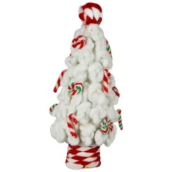Northlight Plush Tree With Peppermint And Candy Canes Christmas Decoration - 16.5" -Northlight Sale GUEST e4c5d80f 2e46 44a9 b508 2b6ddf82541e
