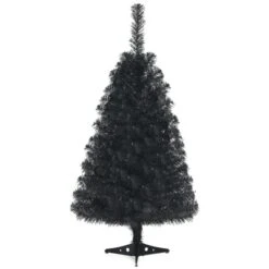 Tangkula 3 Ft Black Artificial Tree Unlit Halloween And Christmas Decoration Tree Compact Festival Party Supplies Black/Pink -Northlight Sale GUEST e5fb80cd 1541 41fb 9e3f 8f17ca228926