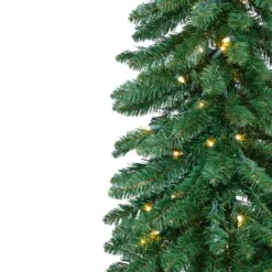 Northlight Pre-Lit Pencil Alpine Artificial Christmas Tree - 5' - Clear Lights -Northlight Sale GUEST e7ab2c32 a95e 47d7 a0cb 473b796557ba