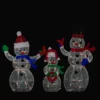 Northlight Lighted Glittering Mesh JOY Snowmen Outdoor Christmas Decoration - Warm White -Set 3 -Northlight Sale GUEST e7ad0f58 1978 4a13 9f8a 077240633b72